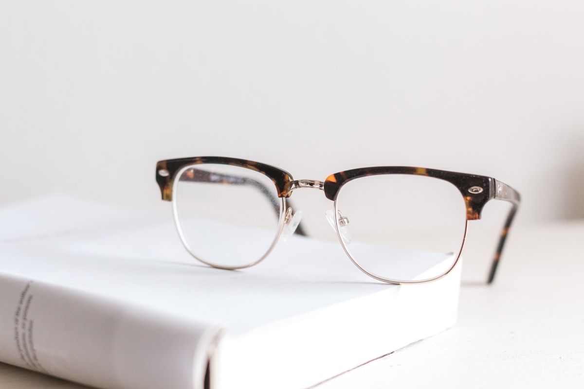 Optical eyeglasses on display for AI glasses try-on ecommerce workflow