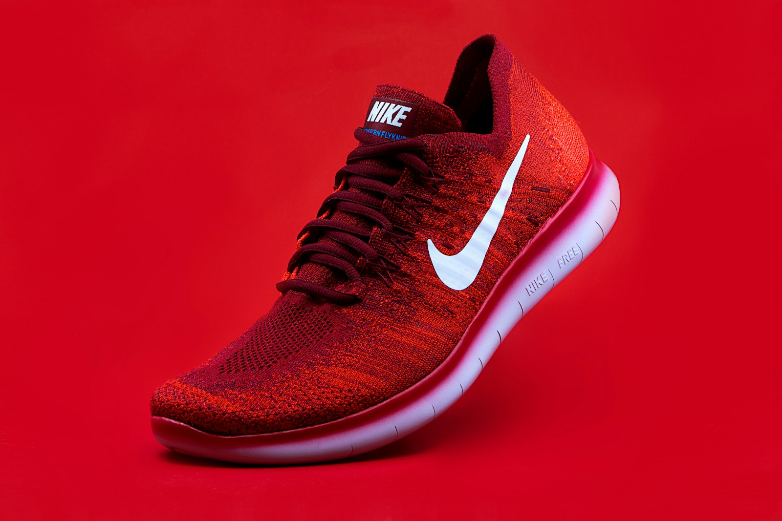 Studio product photo of sneakers for footwear try-on without model casting