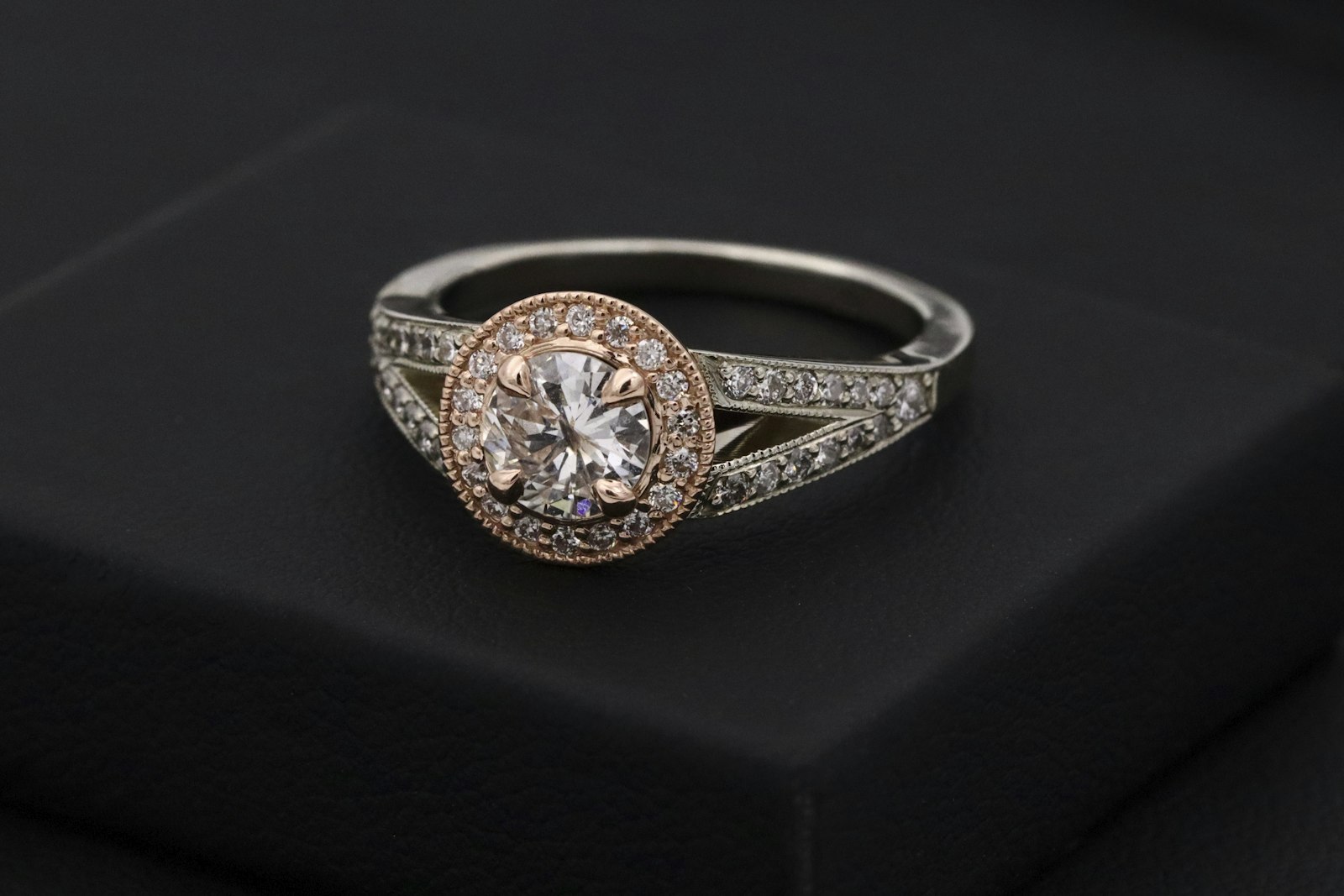 AI jewelry try-on video — studio ring product still for ecommerce