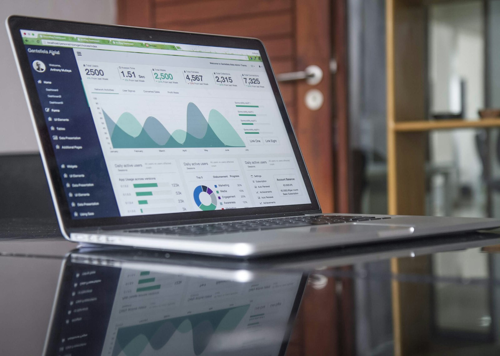 Laptop displaying AI product video pricing plans and credit tier comparison