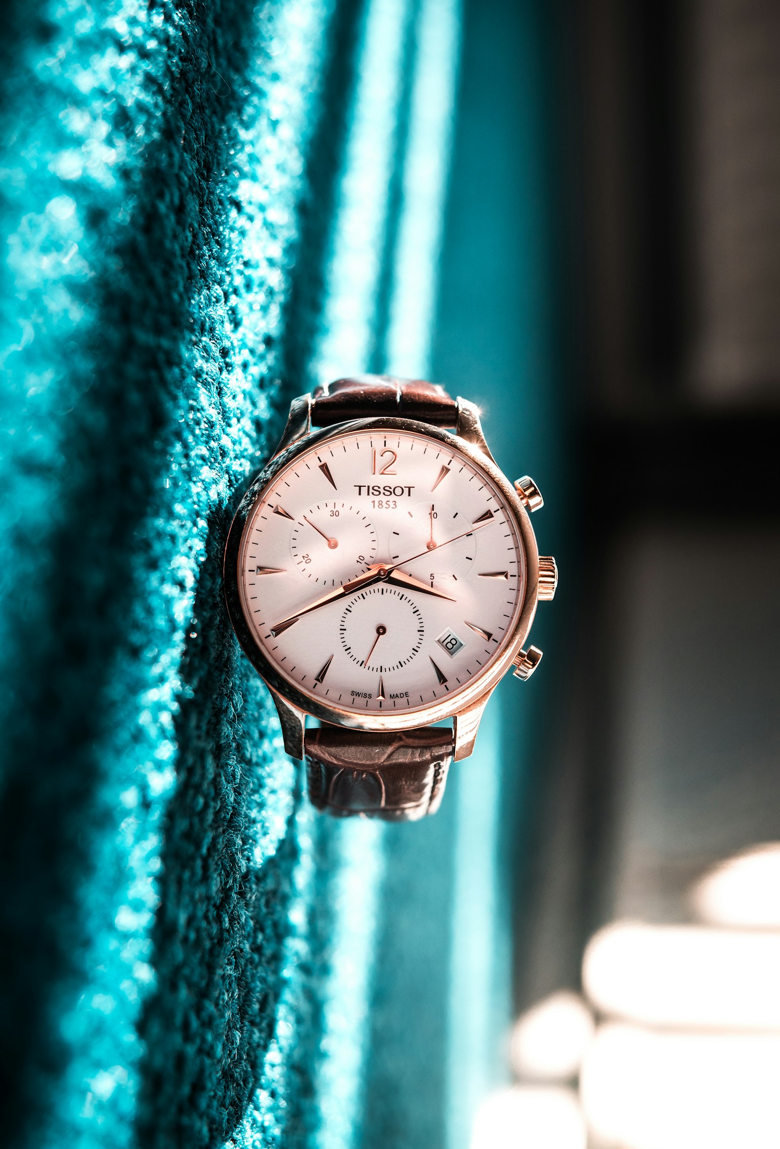 Watch worn on a wrist for AI watch try-on and Wearable product video