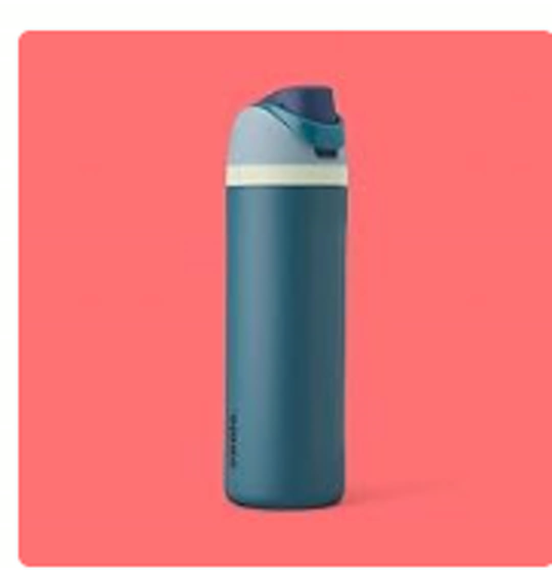 Instagram Reels product video from photos — insulated bottle on coral backdrop